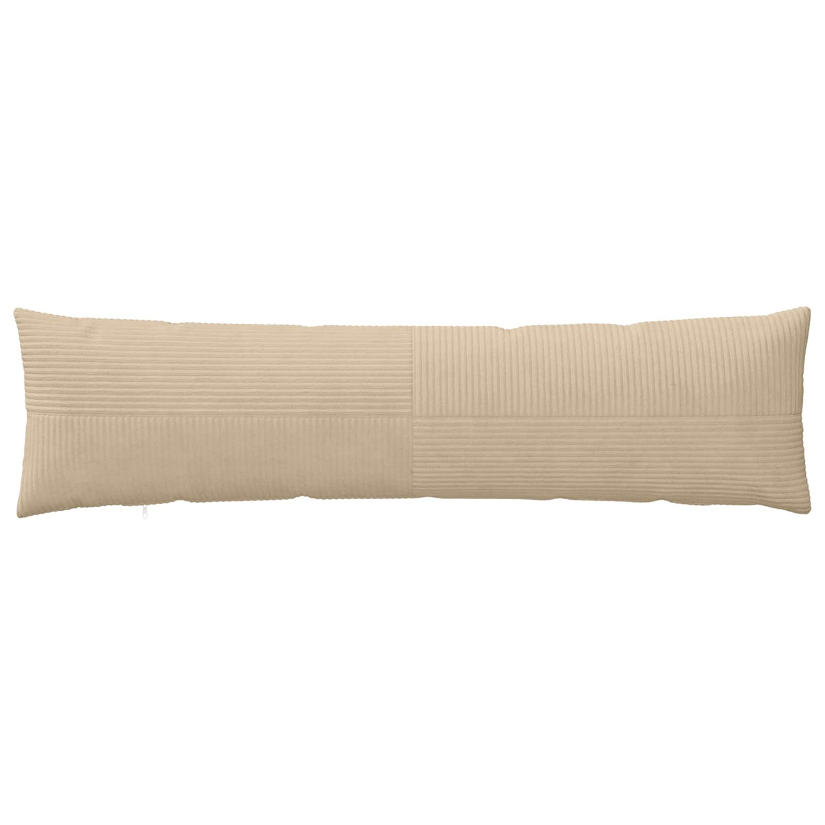 Cushion Cover ALMELO Taupe 40 x 145 cm Corduroy
