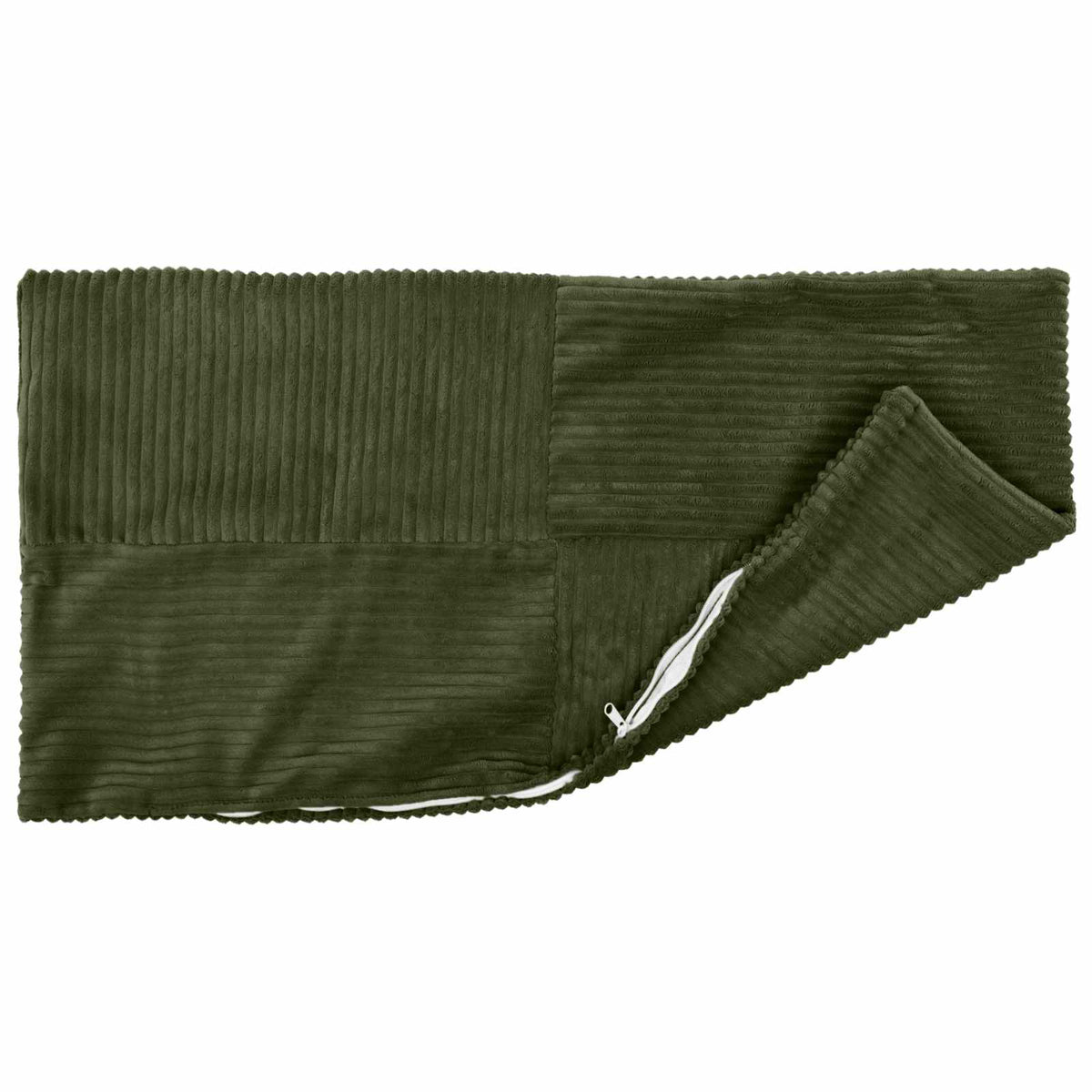 Cushion Cover 6 pcs ALMELO Green 40 x 60 cm Corduroy