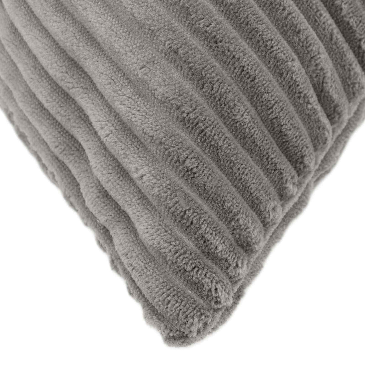 Cushion Cover 6 pcs ALMELO Light Grey 40 x 70 cm Corduroy
