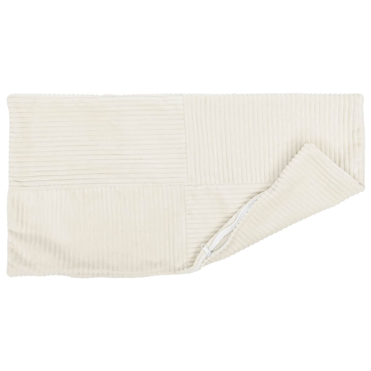 Cushion Cover 6 pcs ALMELO Cream 40 x 70 cm Corduroy