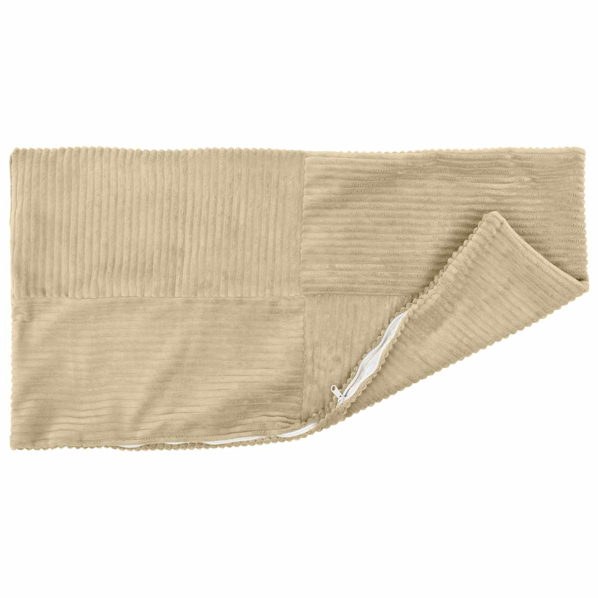 Cushion Cover 2 pcs ALMELO Grey Green 40 x 70 cm Corduroy