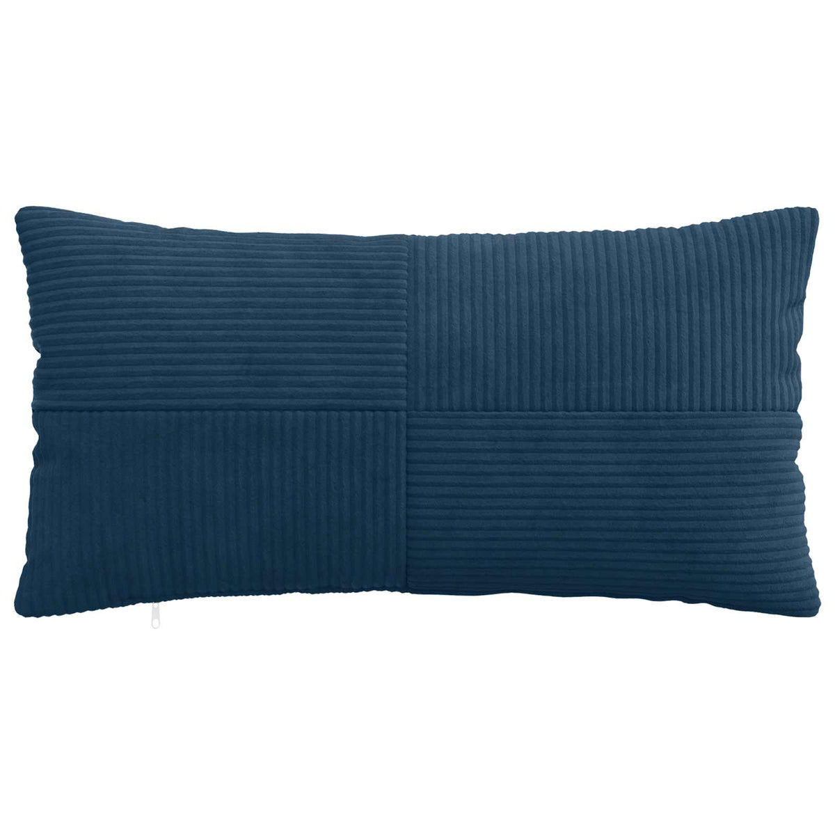 Cushion Cover 2 pcs ALMELO Navy Blue 40 x 70 cm Corduroy