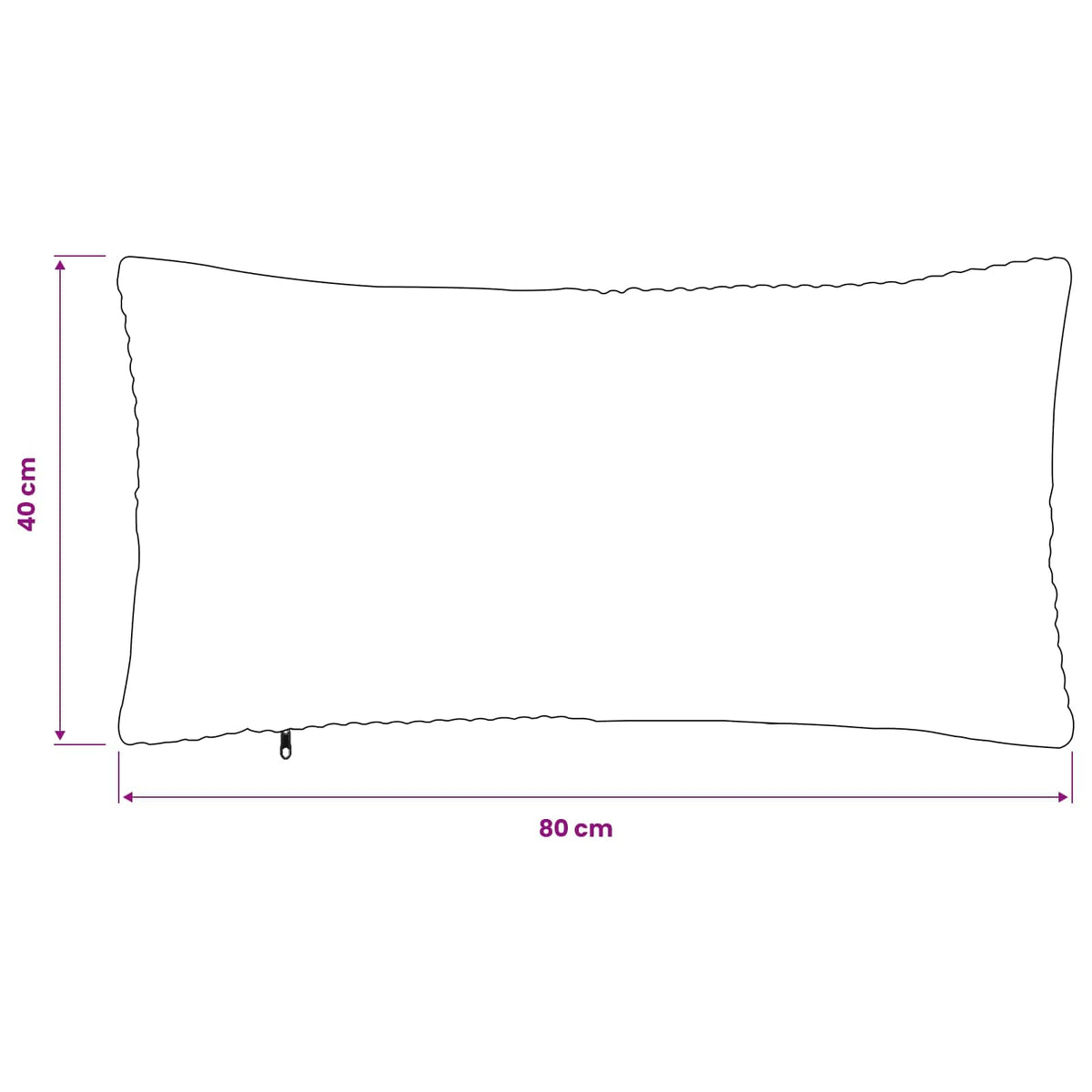 Cushion Cover 12 pcs ALMELO Light Grey 40 x 80 cm Corduroy