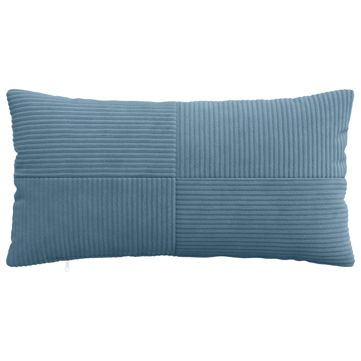 Cushion Cover 12 pcs ALMELO Blue 40 x 80 cm Corduroy