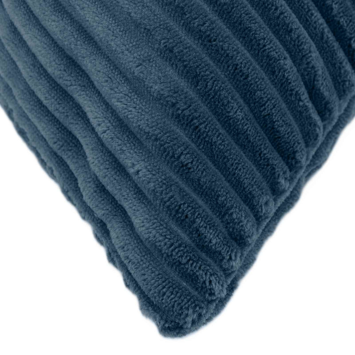 Cushion Cover 2 pcs ALMELO Navy Blue 40 x 80 cm Corduroy