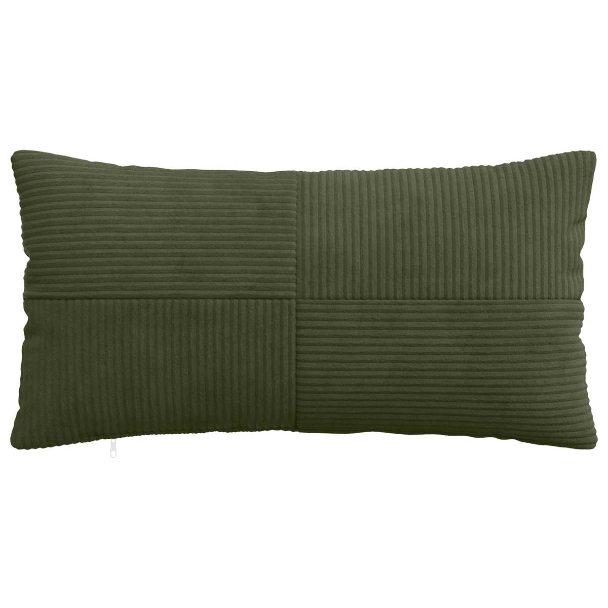 Cushion Cover 6 pcs ALMELO Green 40 x 80 cm Corduroy