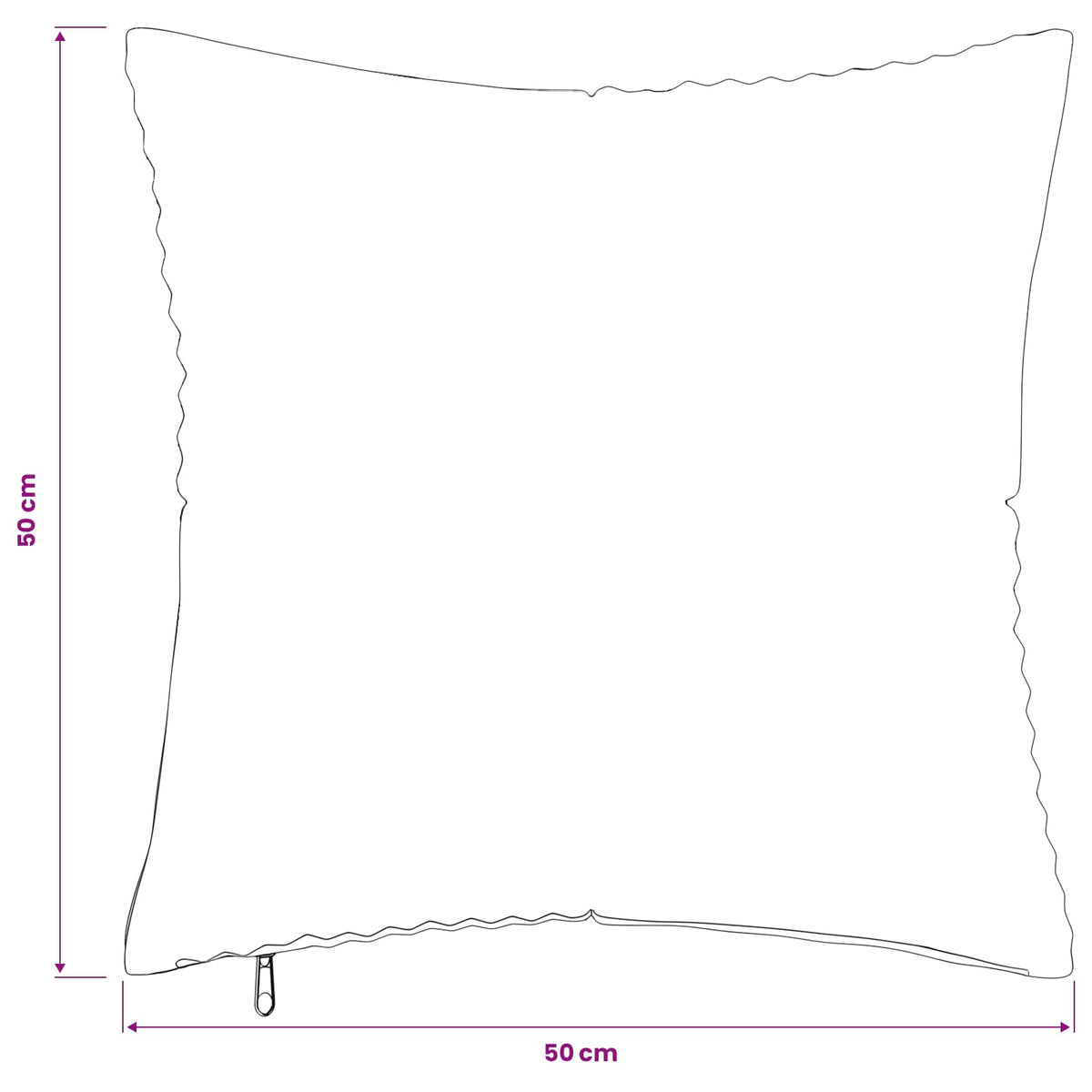 Cushion Cover 12 pcs ALMELO Light Grey 50 x 50 cm Corduroy