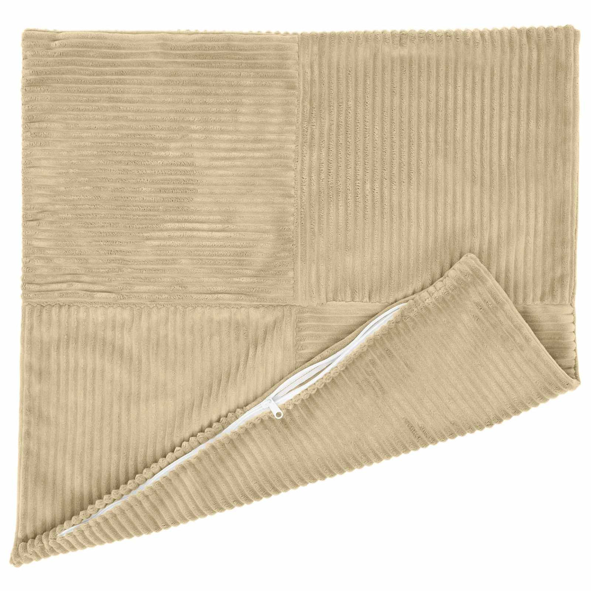 Cushion Cover 6 pcs ALMELO Grey Green 50 x 50 cm Corduroy