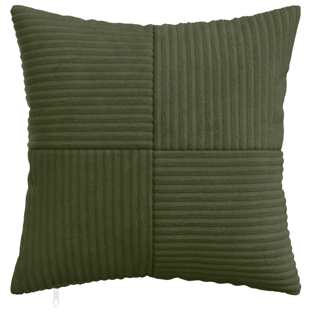 Cushion Cover 6 pcs ALMELO Green 50 x 50 cm Corduroy