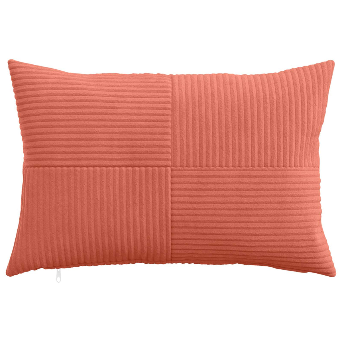 Cushion Cover 2 pcs ALMELO Red Orange 50 x 70 cm Corduroy