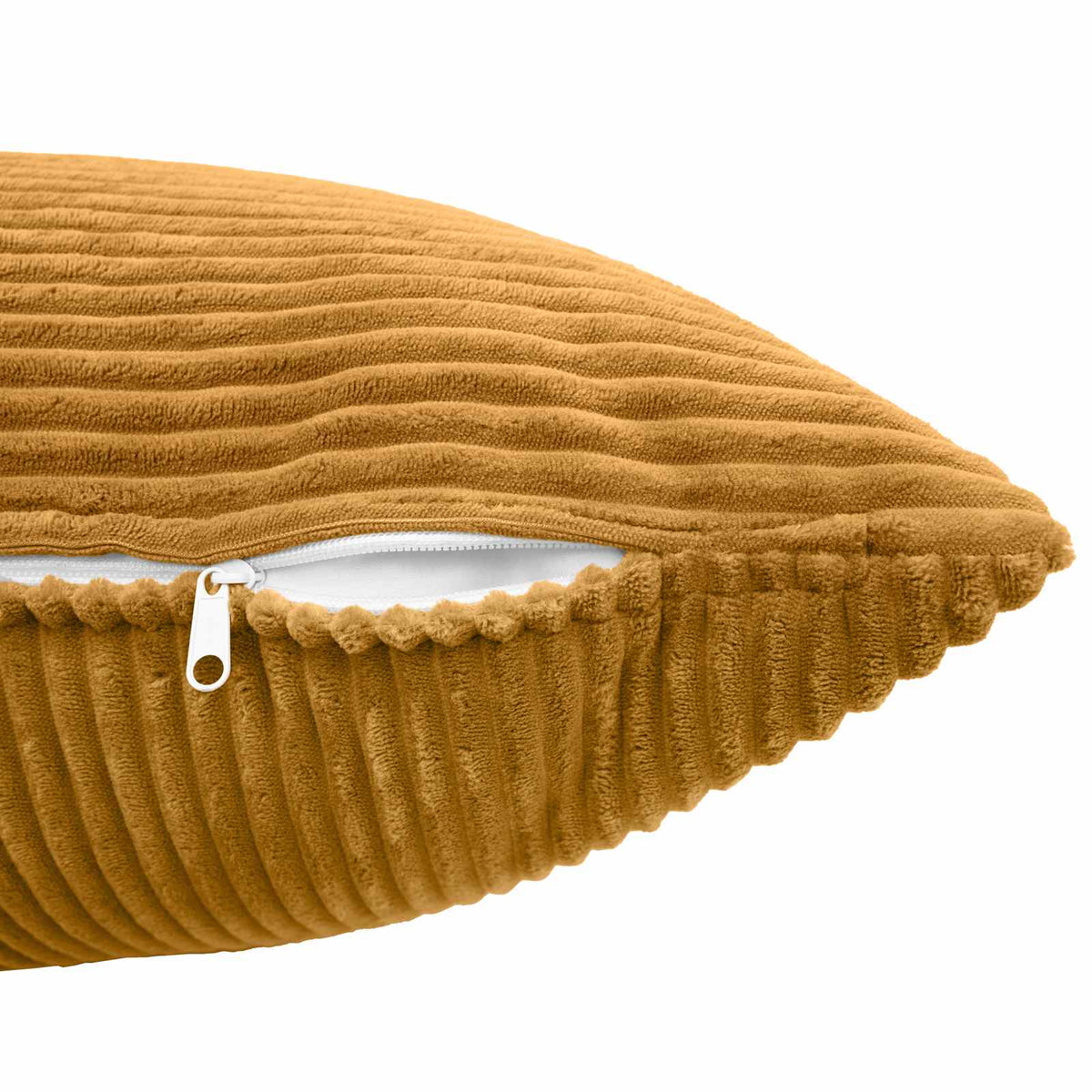Cushion Cover 2 pcs ALMELO Yellow 50 x 70 cm Corduroy