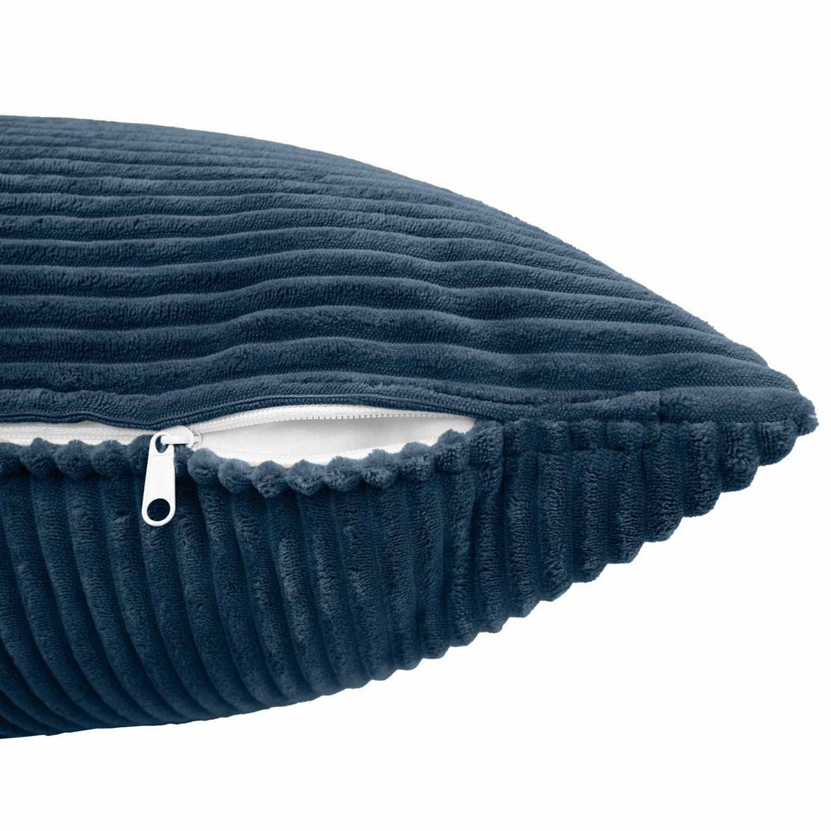 Cushion Cover 6 pcs ALMELO Navy Blue 50 x 70 cm Corduroy