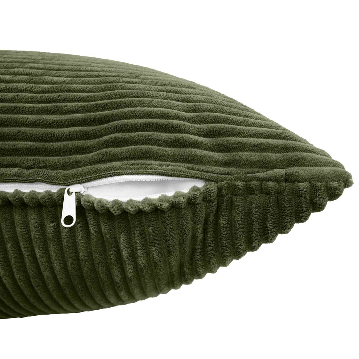 Cushion Cover 6 pcs ALMELO Green 50 x 80 cm Corduroy