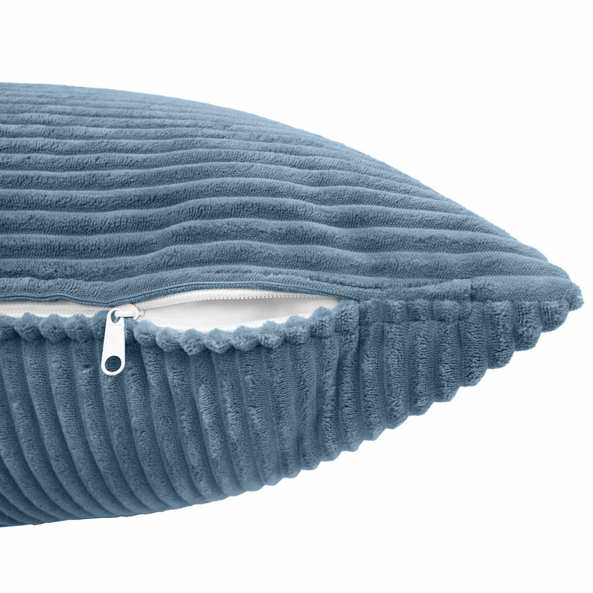 Cushion Cover 6 pcs ALMELO Blue 55 x 55 cm Corduroy