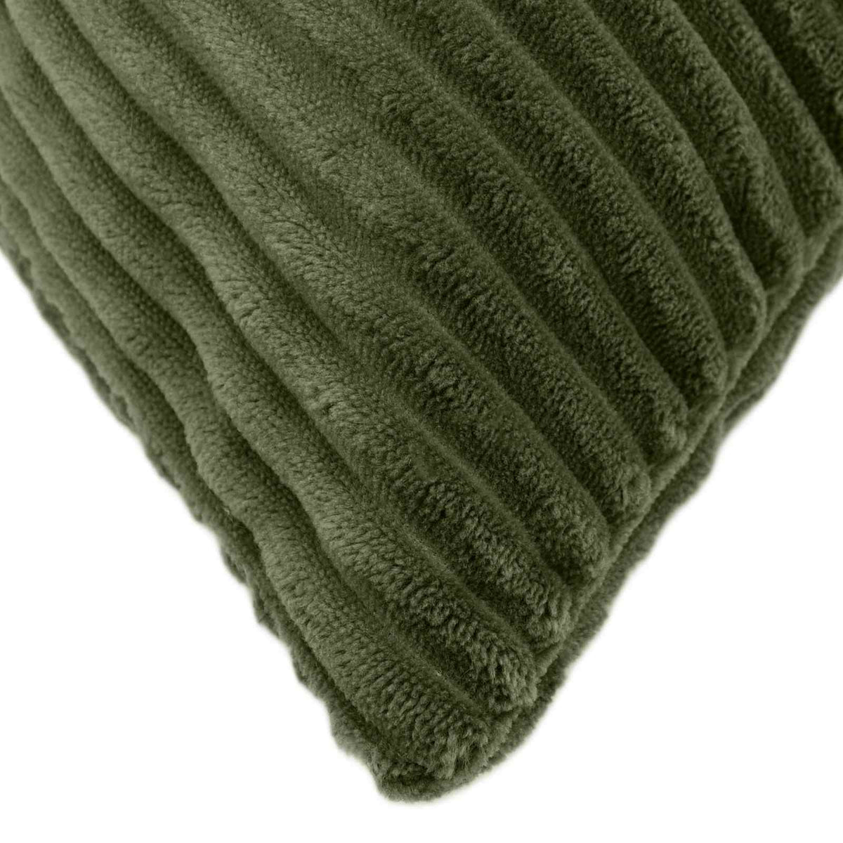 Cushion Cover 6 pcs ALMELO Green 55 x 55 cm Corduroy