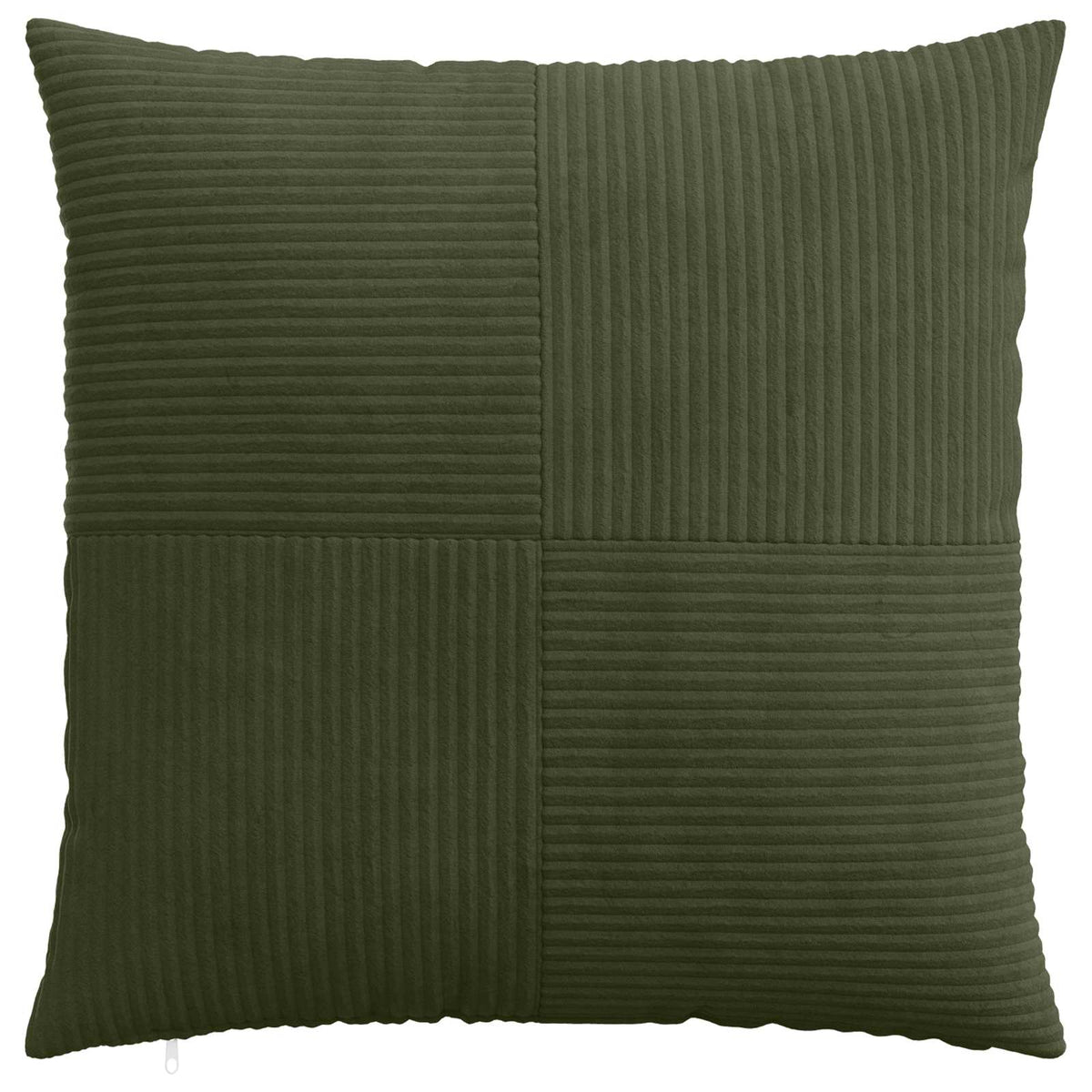 Cushion Cover 6 pcs ALMELO Green 55 x 55 cm Corduroy