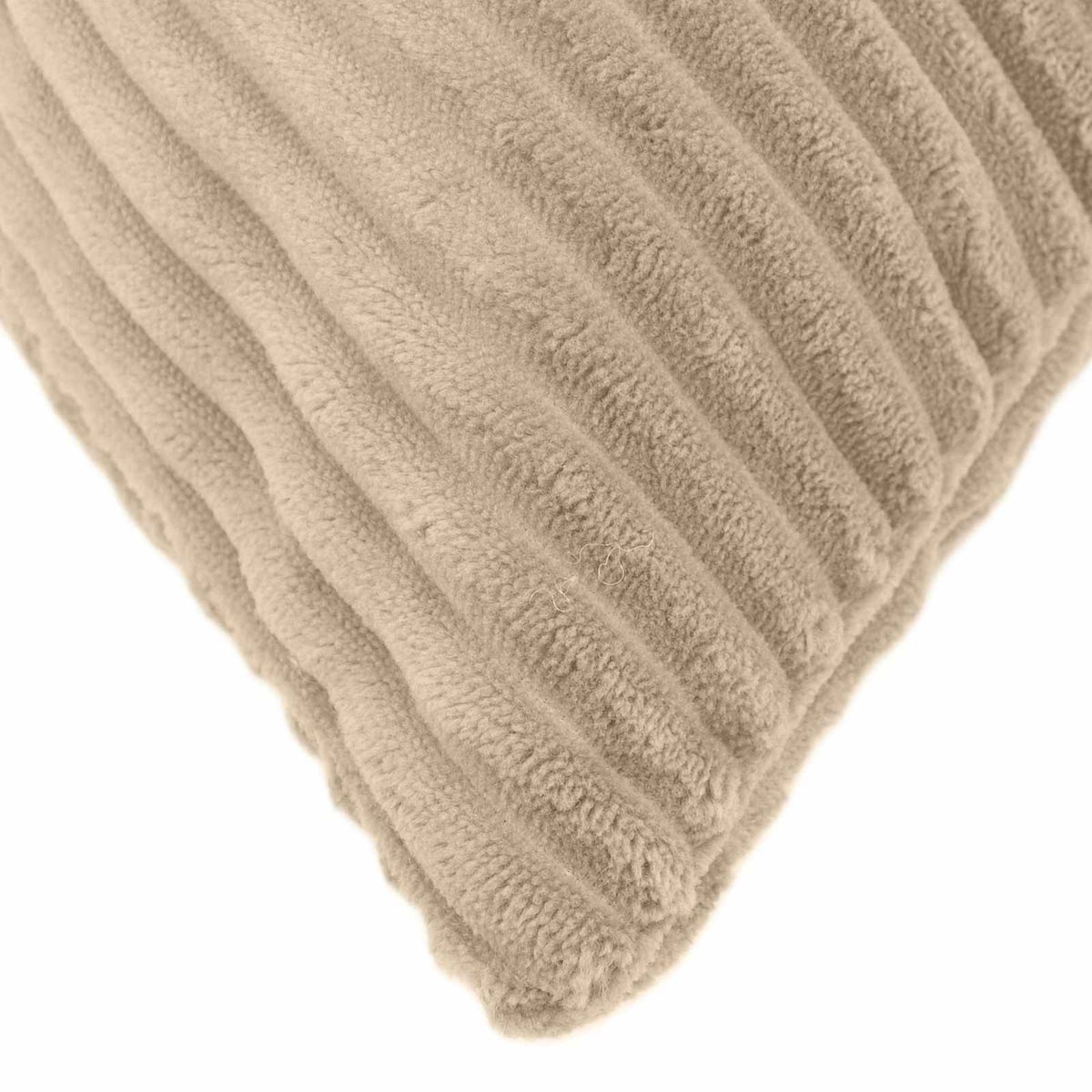 Cushion Cover 2 pcs ALMELO Taupe 55 x 55 cm Corduroy