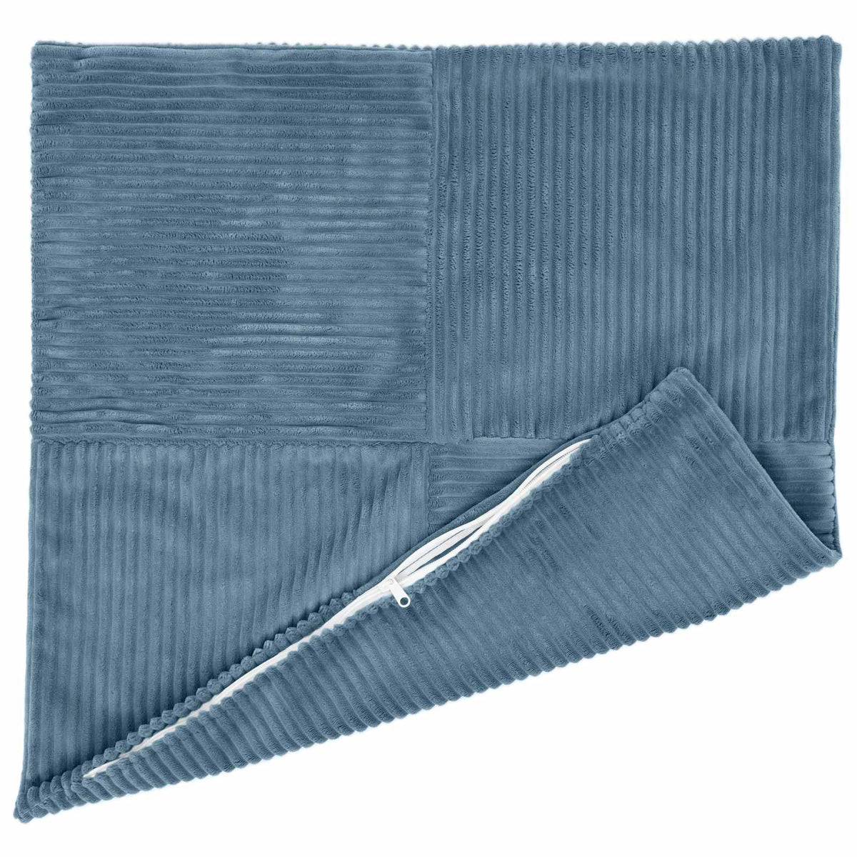 Cushion Cover 6 pcs ALMELO Blue 60 x 60 cm Corduroy