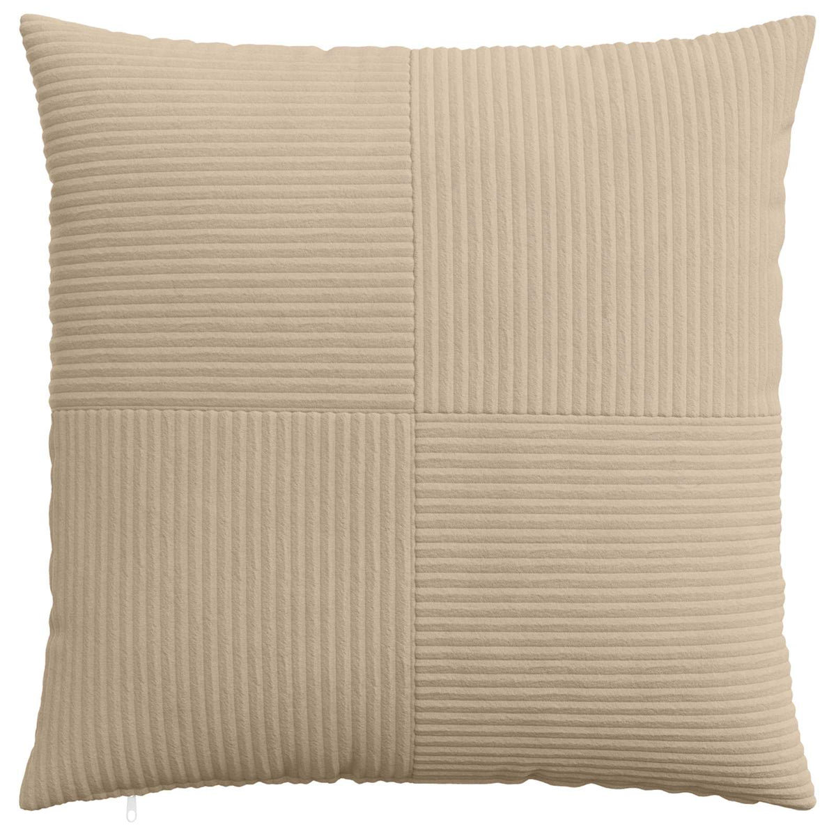 Cushion Cover 6 pcs ALMELO Taupe 60 x 60 cm Corduroy