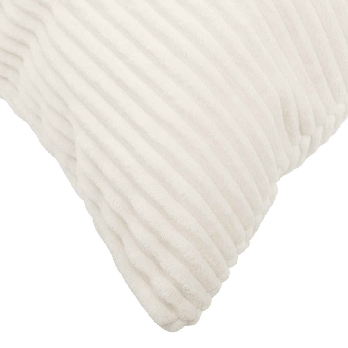 Cushion Cover 2 pcs ALMELO Cream 65 x 65 cm Corduroy