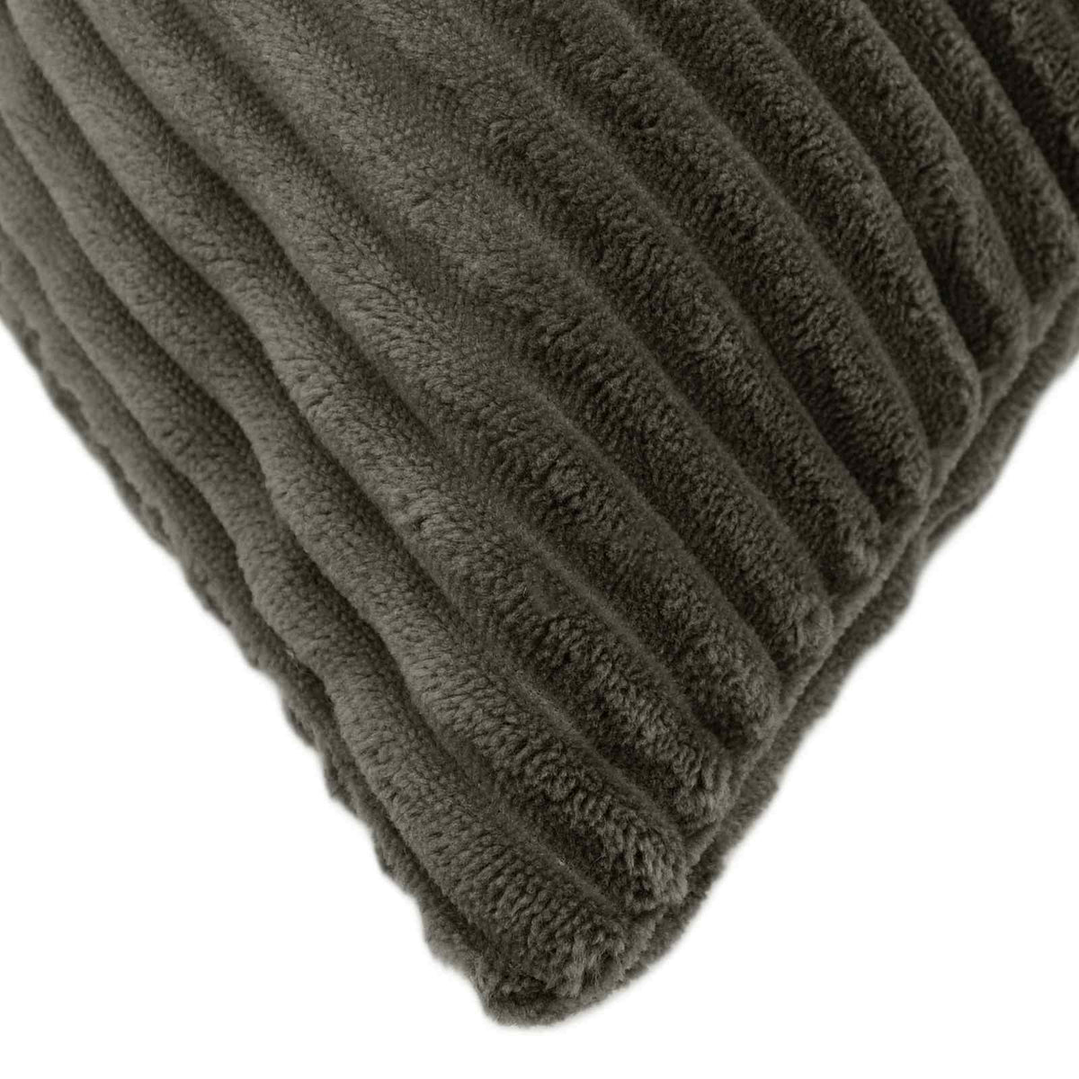 Cushion Cover 6 pcs ALMELO Anthracite 65 x 65 cm Corduroy