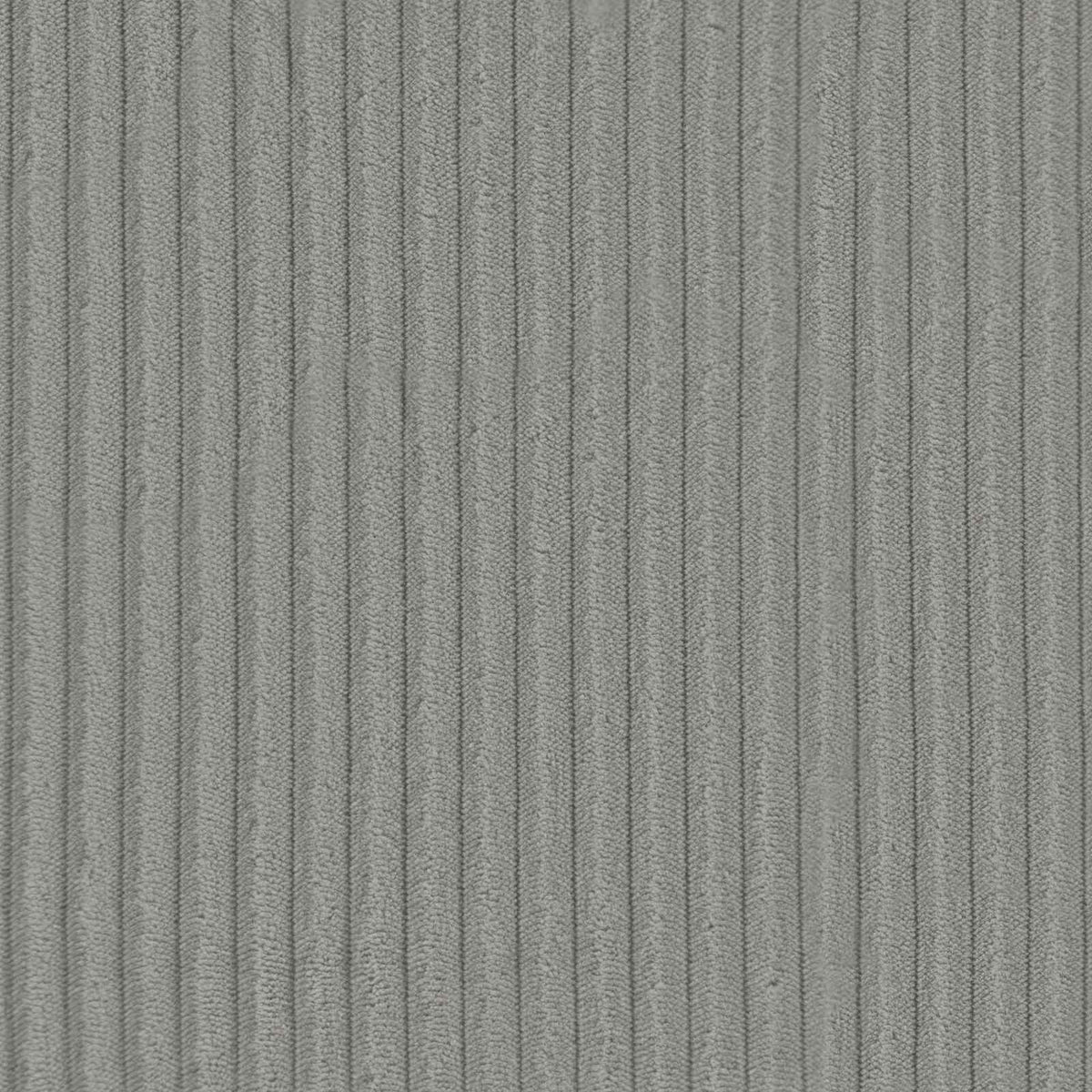 Cushion Cover 2 pcs ALMELO Light Grey 70 x 70 cm Corduroy