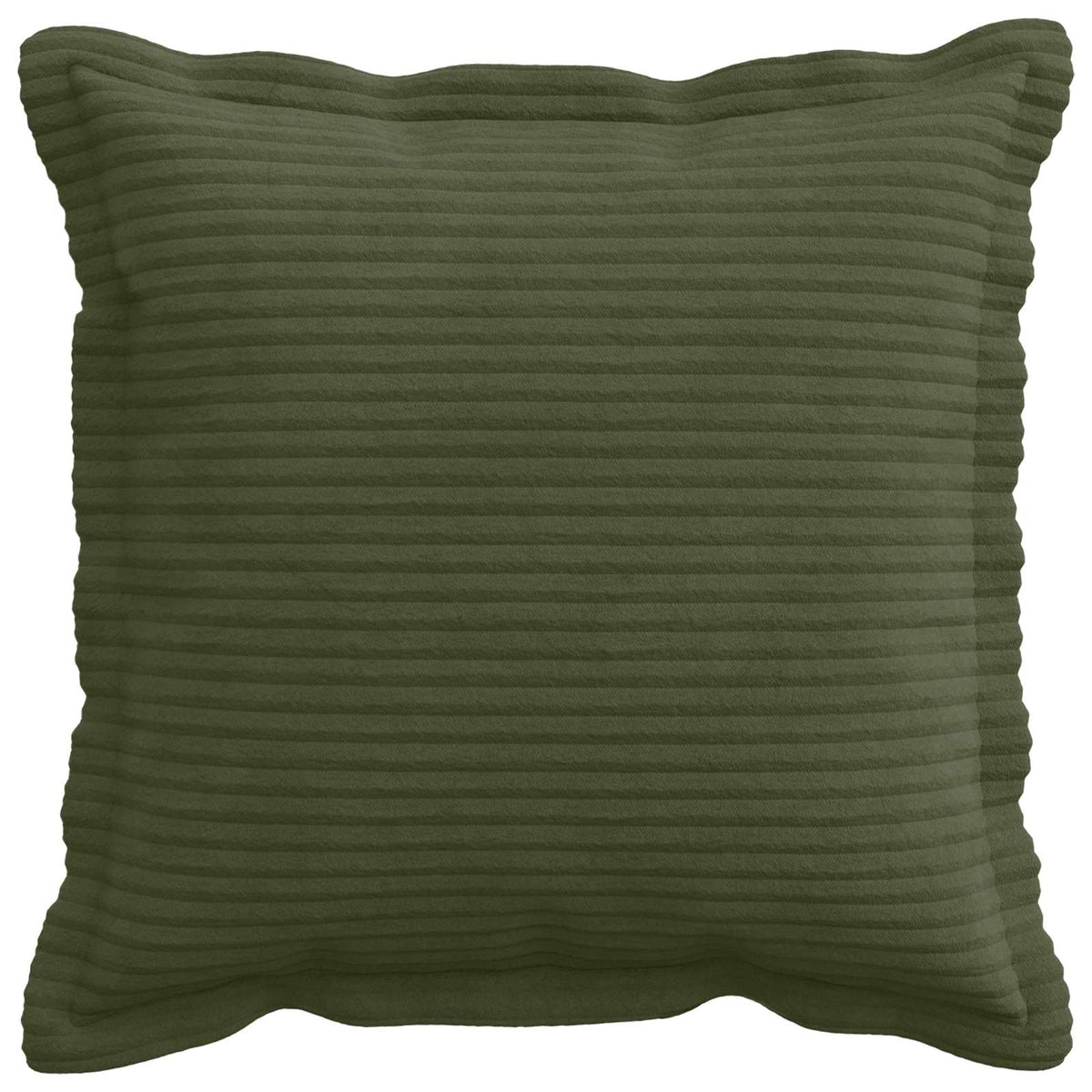 Cushion Cover 6 pcs HOUTEN Green 30 x 30 cm Corduroy