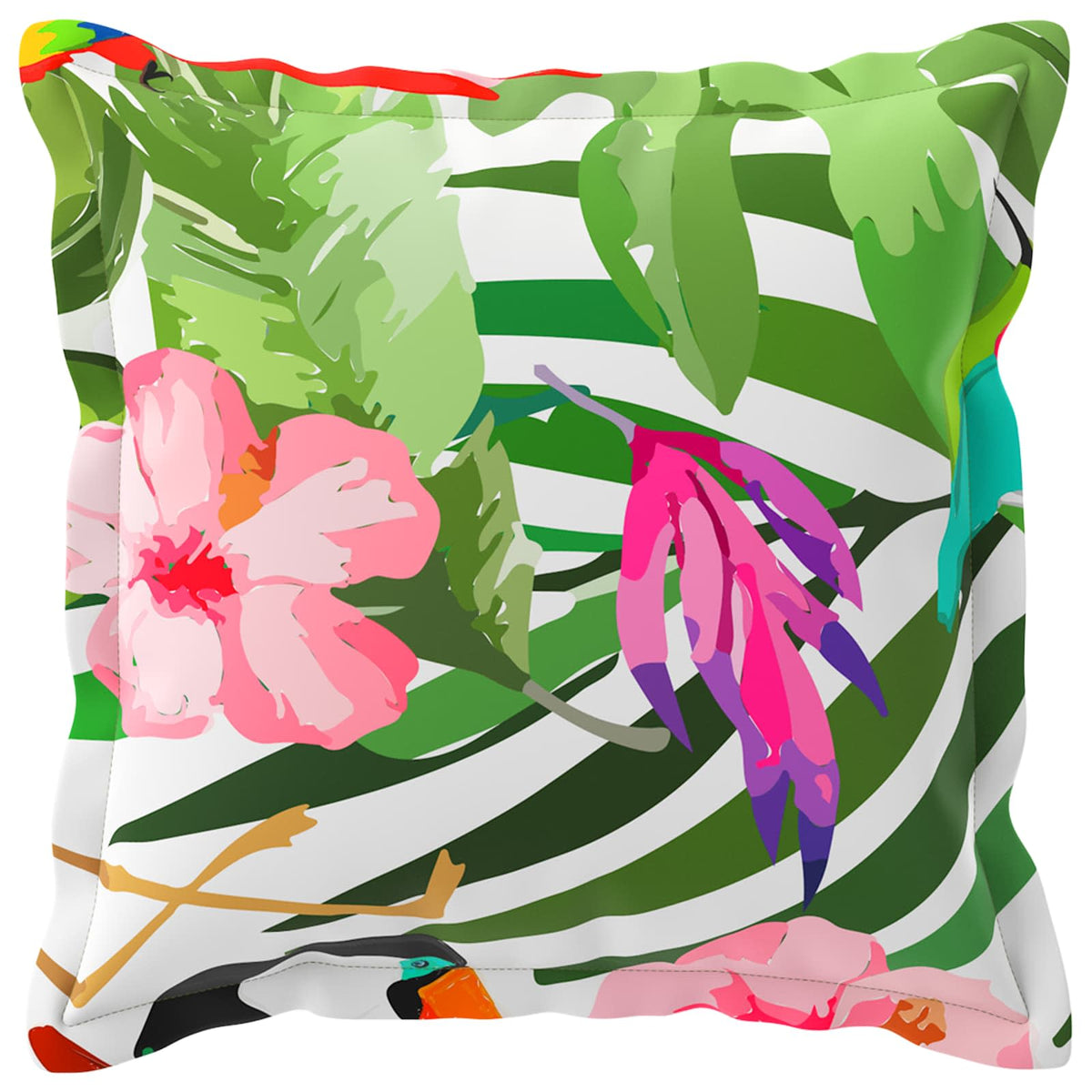 Cushion Cover 6 pcs HOUTEN Multicolour 30 x 30 cm Polyester