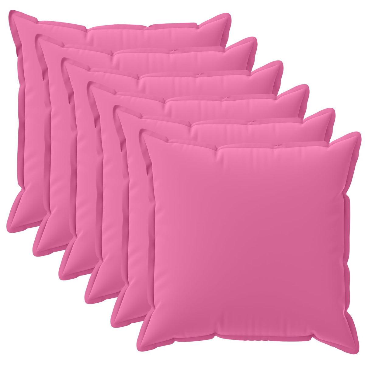 Cushion Cover 6 pcs HOUTEN Pink 30 x 30 cm Polyester