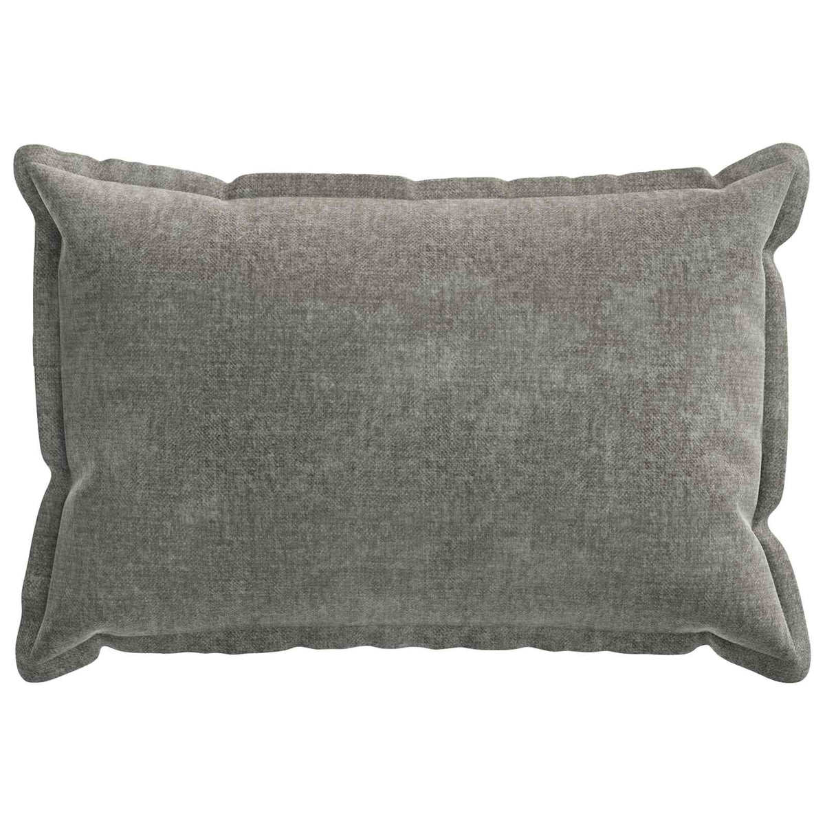 Cushion Cover 2 pcs HOUTEN Dark Grey 30 x 50 cm Chenille Fabric