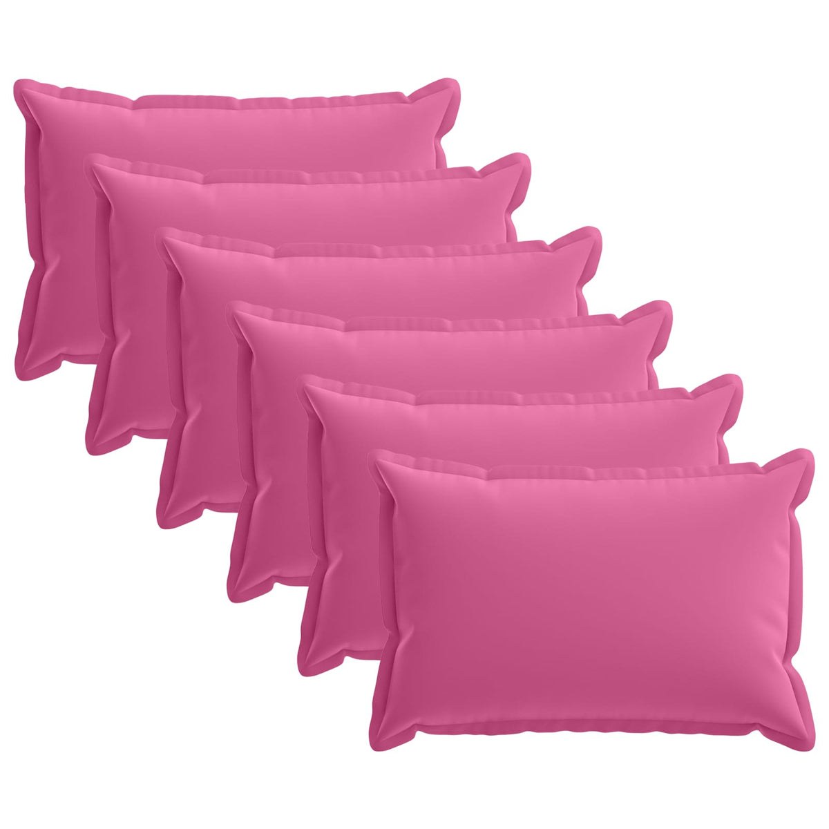 Cushion Cover 6 pcs HOUTEN Pink 30 x 50 cm Polyester