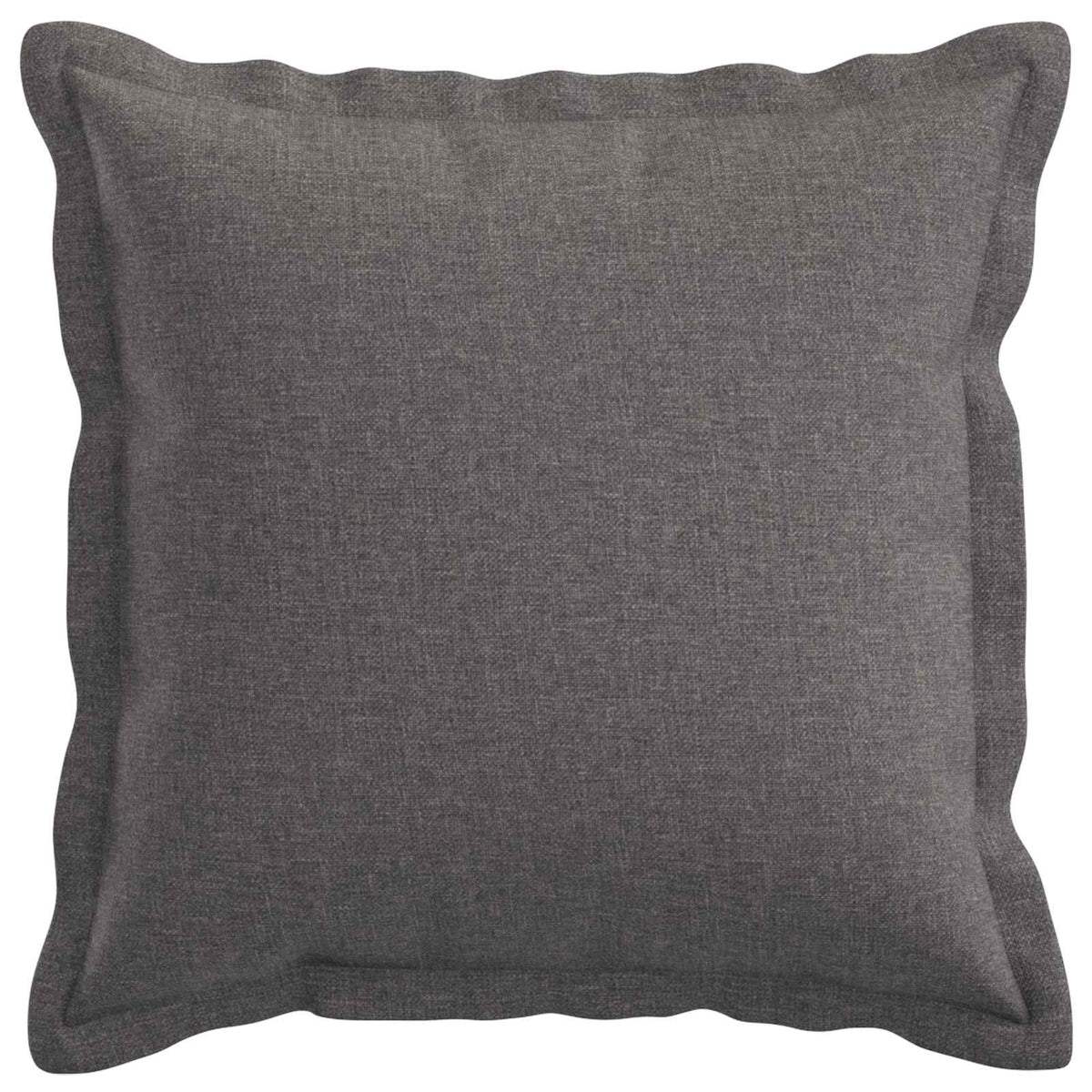 Cushion Cover 12 pcs HOUTEN Light Grey 40 x 40 cm Faux Linen