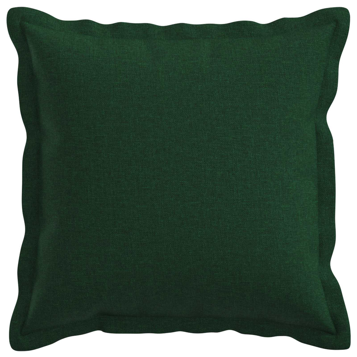 Cushion Cover 12 pcs HOUTEN Dark Green 40 x 40 cm Faux Linen