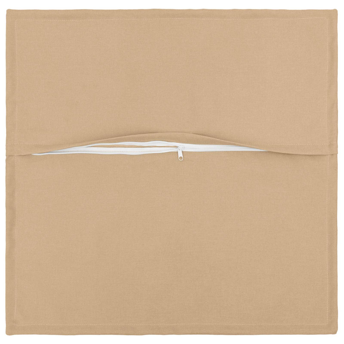 Cushion Cover 12 pcs HOUTEN Cream 40 x 40 cm Faux Linen