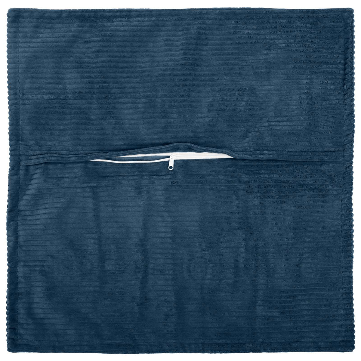 Cushion Cover 6 pcs HOUTEN Navy Blue 40 x 40 cm Corduroy