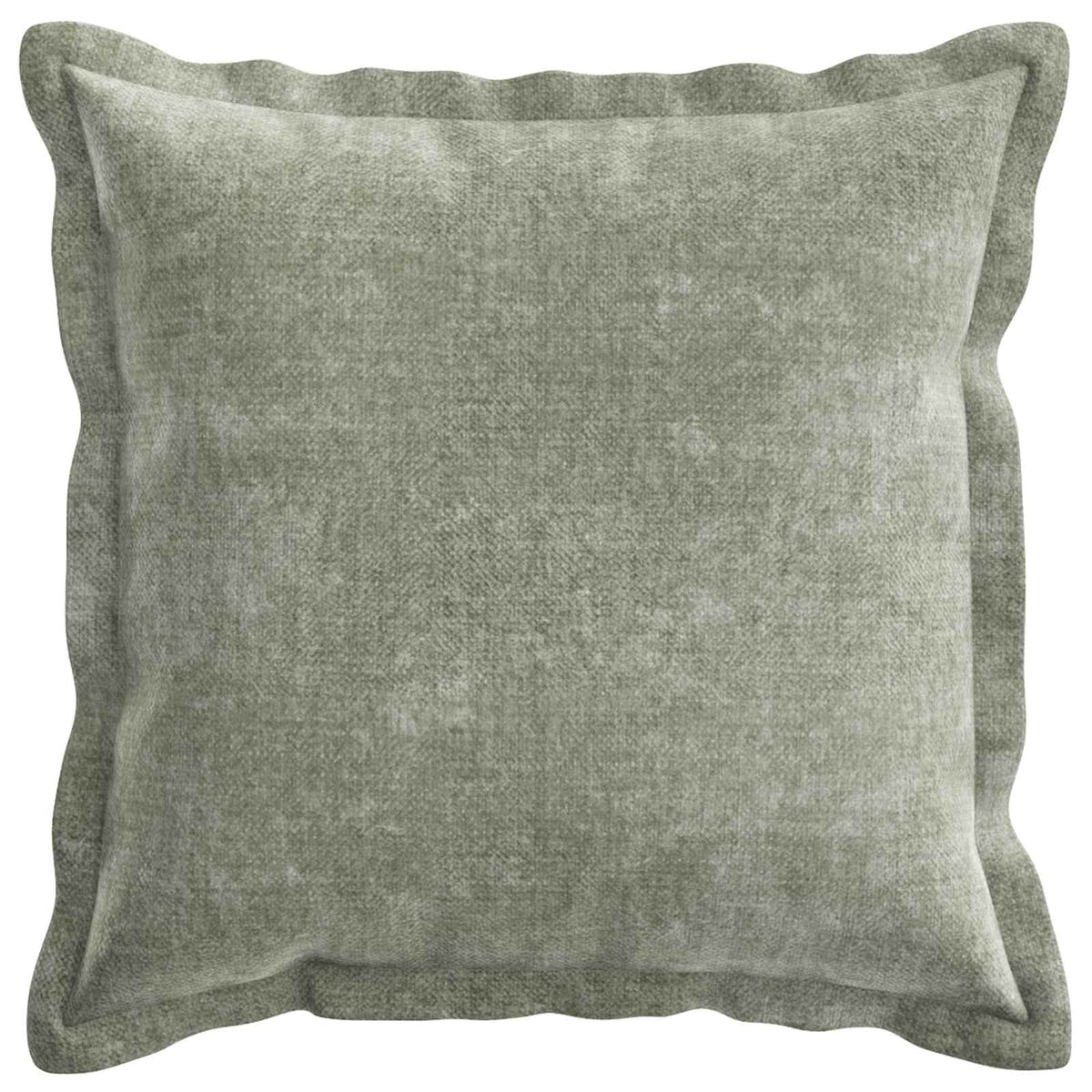 Cushion Cover 6 pcs HOUTEN Green 40 x 40 cm Chenille Fabric