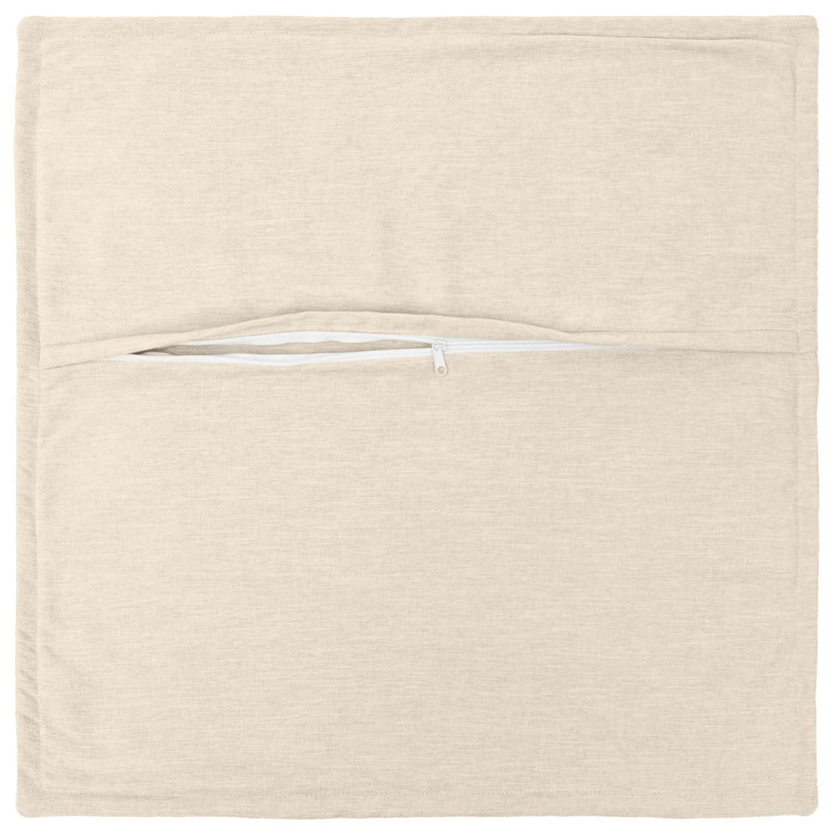 Cushion Cover 12 pcs HOUTEN Cream 40 x 40 cm Chenille Fabric