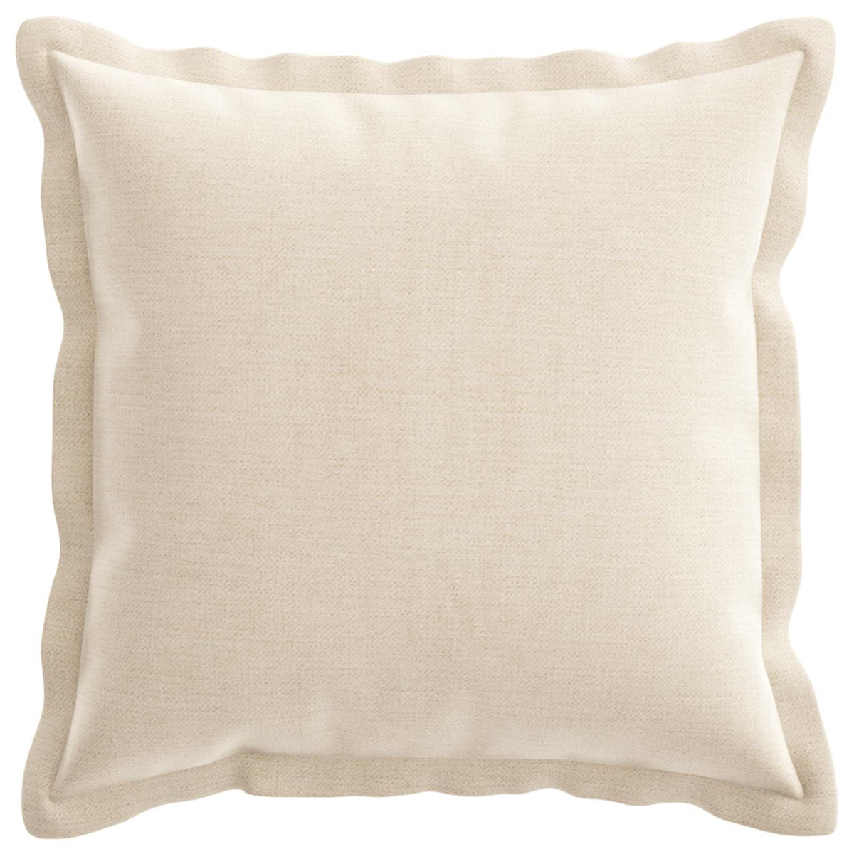 Cushion Cover 12 pcs HOUTEN Cream 40 x 40 cm Chenille Fabric