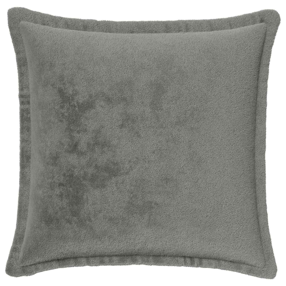 Cushion Cover 12 pcs HOUTEN Dark Grey 40 x 40 cm Flannel
