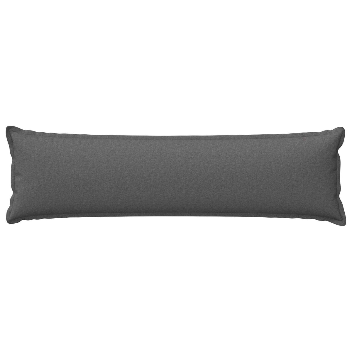 Cushion Cover 2 pcs HOUTEN Light Grey 40 x 145 cm Faux Linen