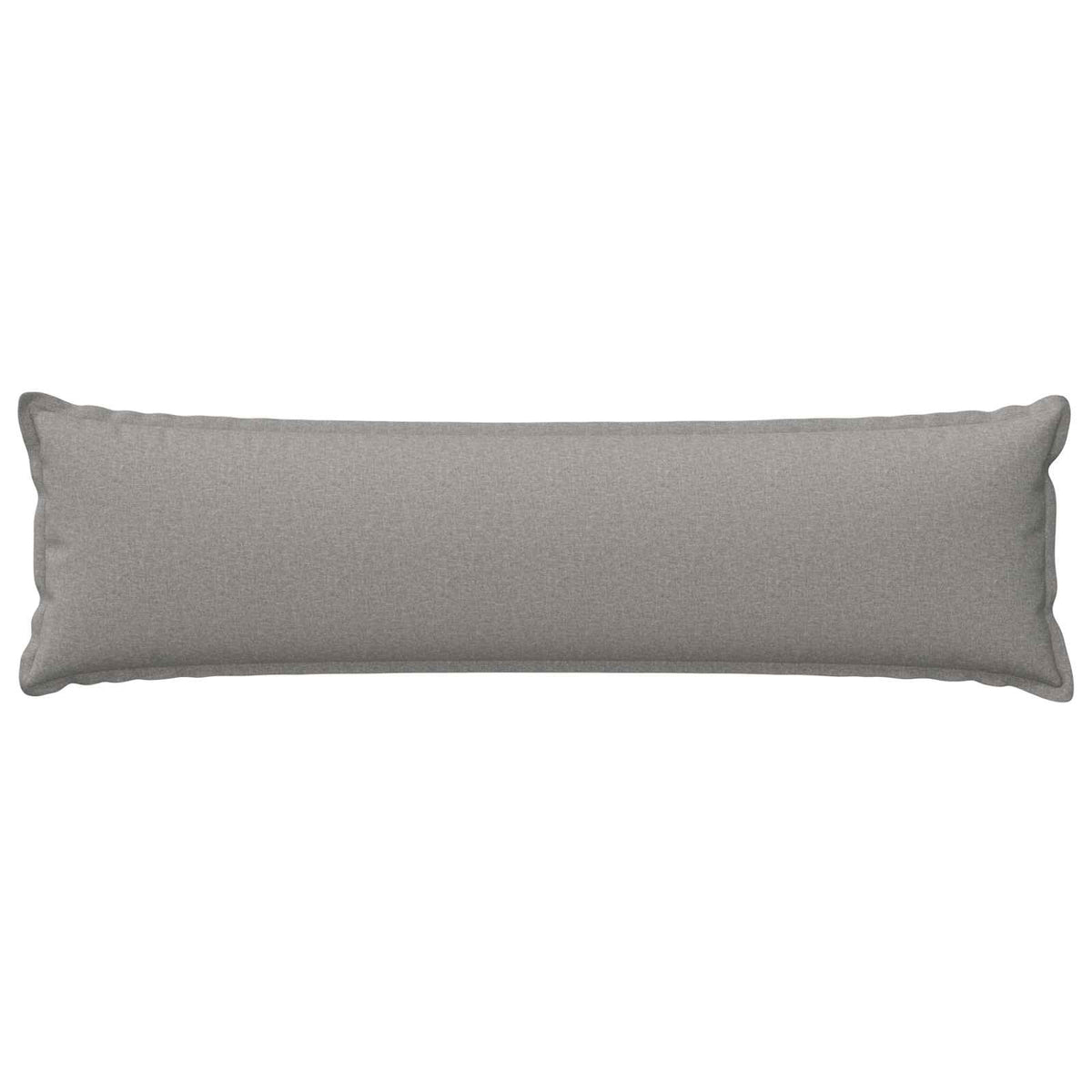 Cushion Cover 2 pcs HOUTEN Cloud Grey 40 x 145 cm Faux Linen