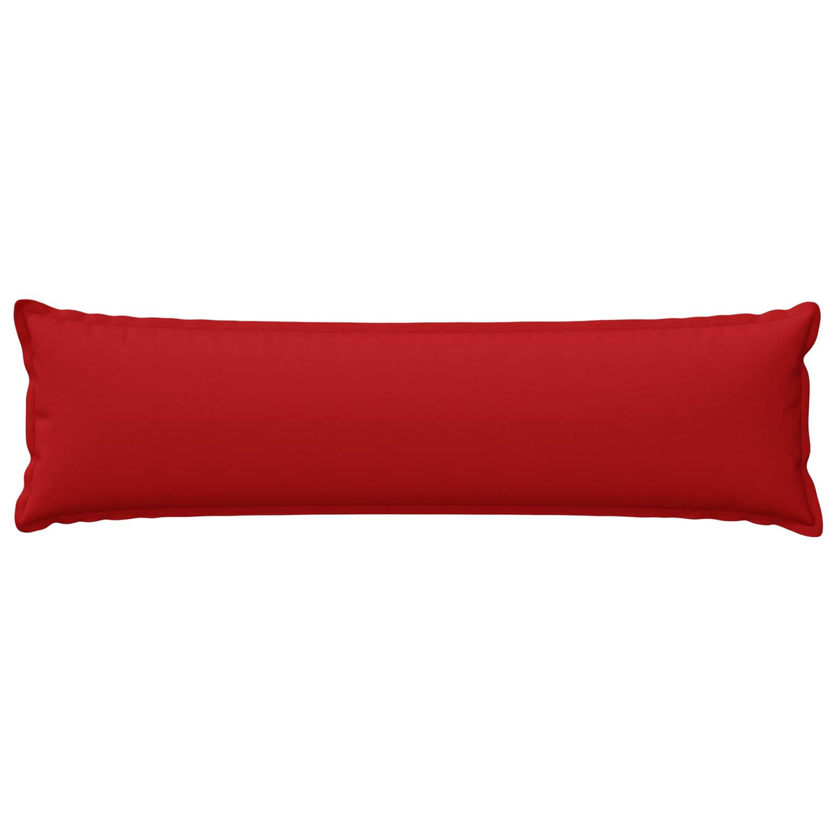 Cushion Cover 2 pcs HOUTEN Red 40 x 145 cm Faux Linen