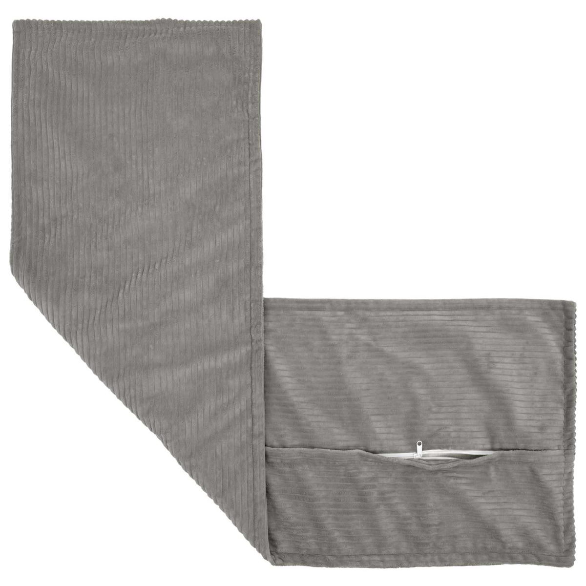 Cushion Cover HOUTEN Light Grey 40 x 145 cm Corduroy