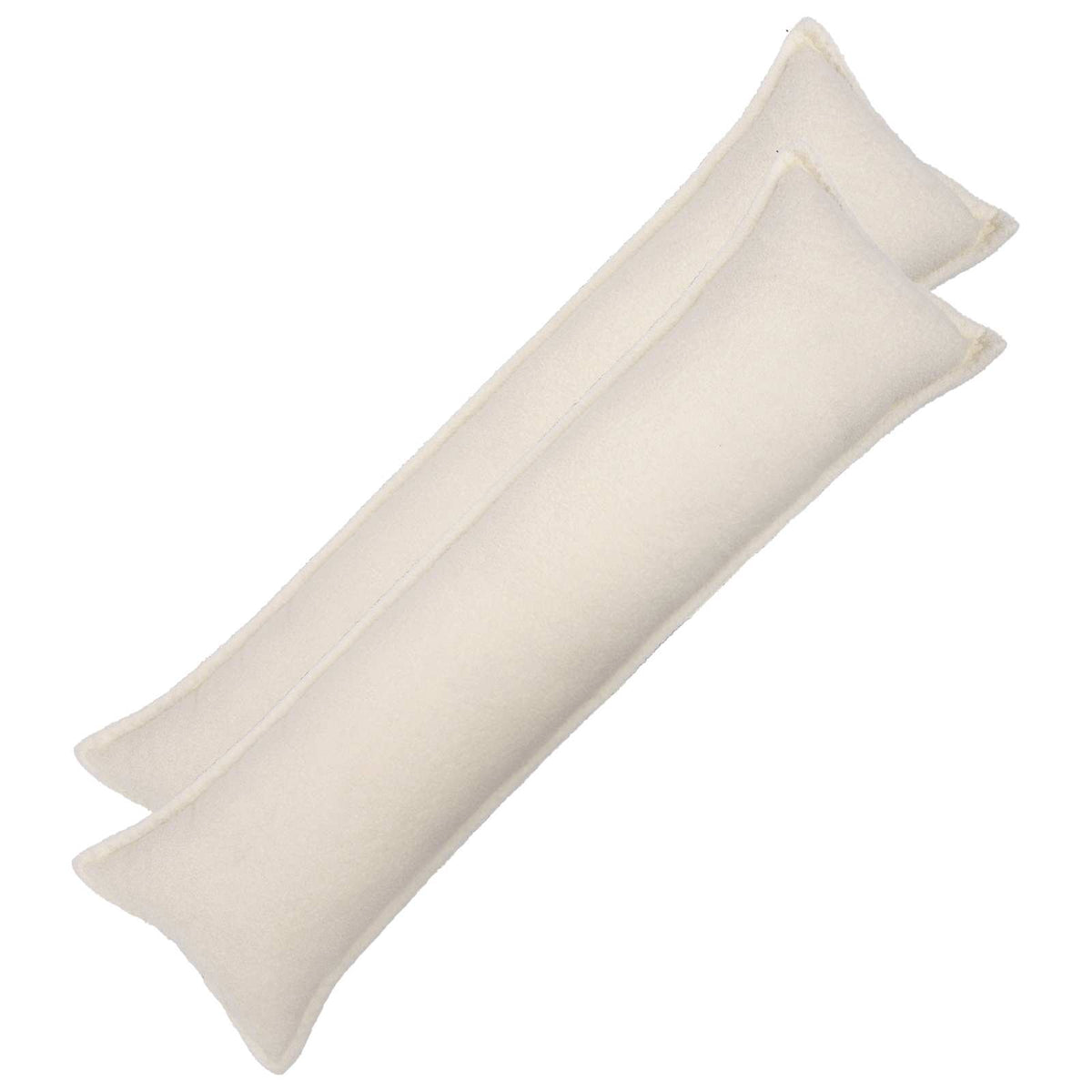 Cushion Cover 2 pcs HOUTEN Cream 40 x 145 cm Bouclé