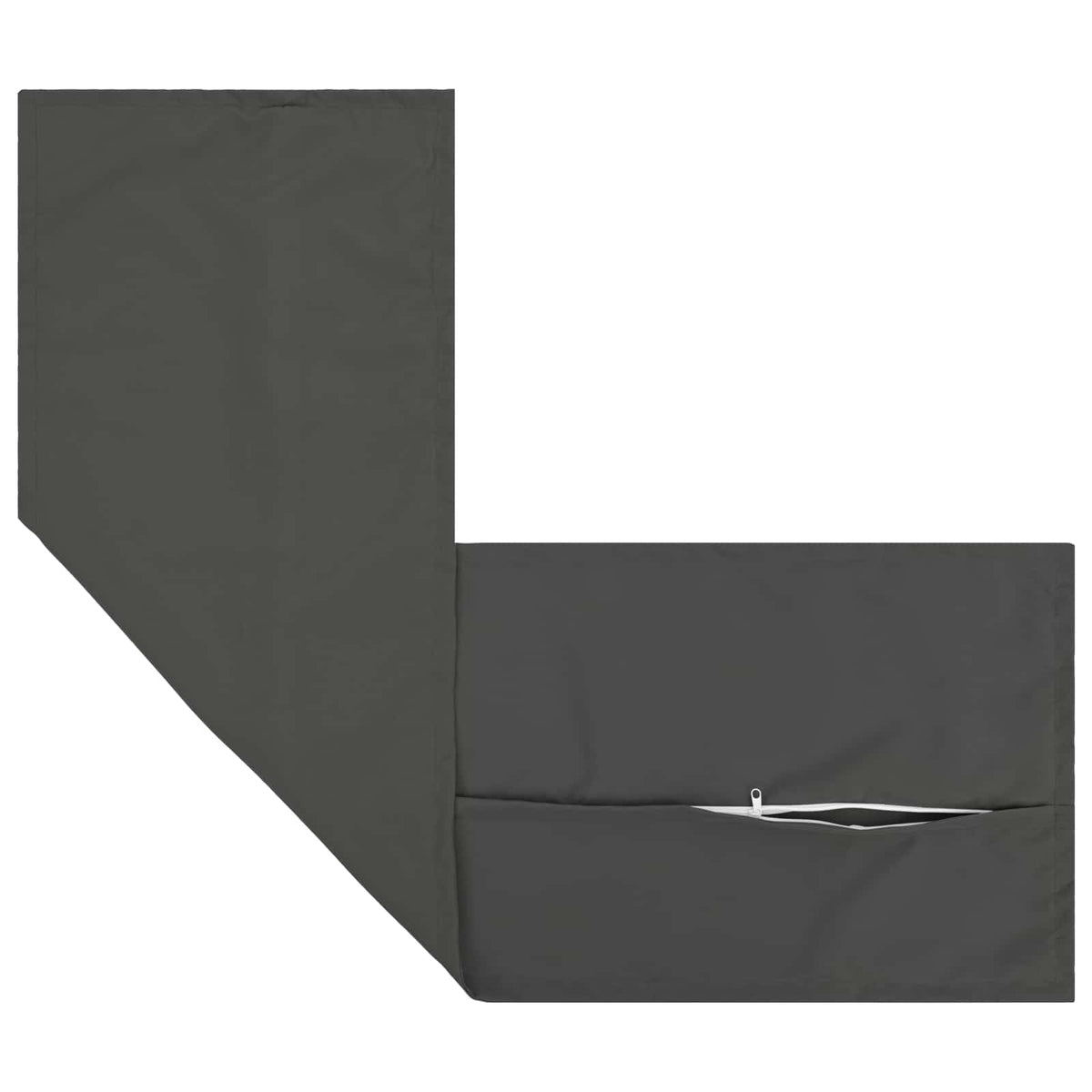 Cushion Cover HOUTEN Anthracite 40 x 145 cm Polyester