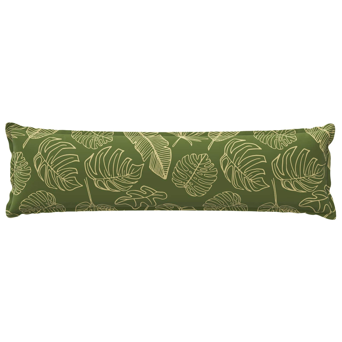 Cushion Cover 2 pcs HOUTEN Leaf Design 40 x 145 cm Polyester