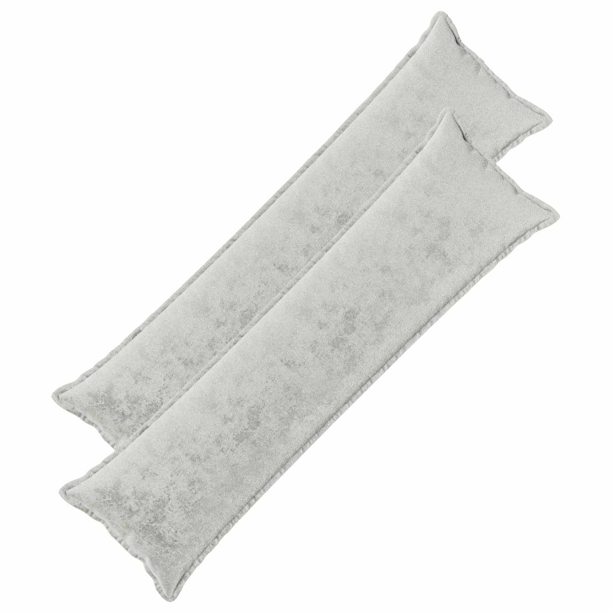 Cushion Cover 2 pcs HOUTEN Light Grey 40 x 145 cm Flannel
