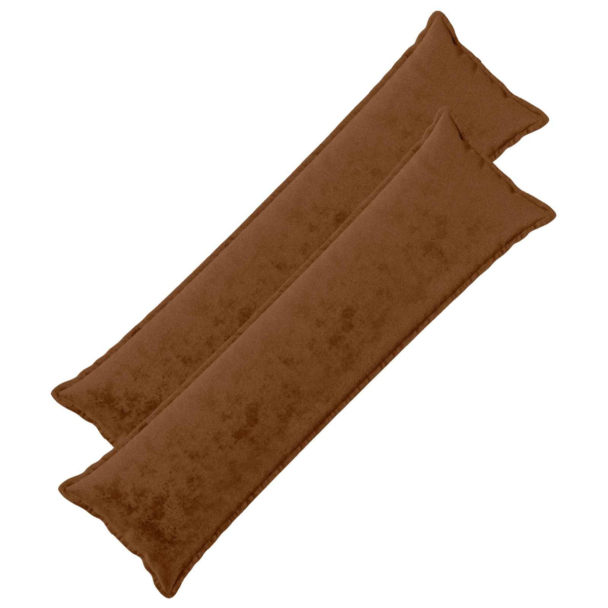 Cushion Cover 2 pcs HOUTEN Light Brown 40 x 145 cm Flannel