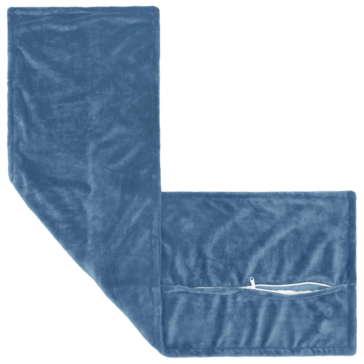 Cushion Cover 2 pcs HOUTEN Light Blue 40 x 145 cm Flannel