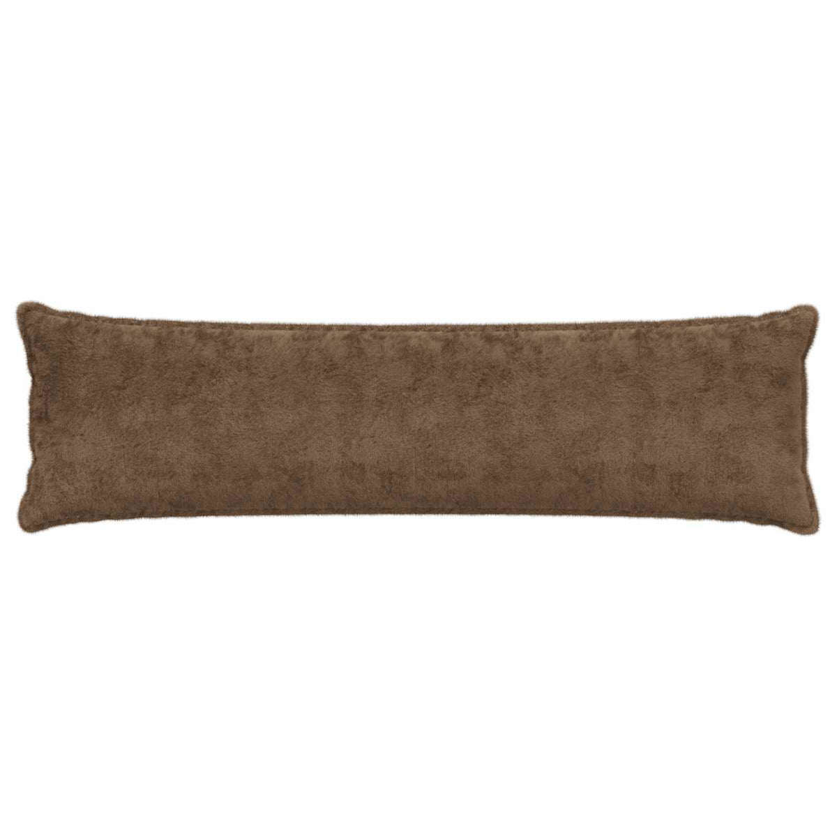 Cushion Cover HOUTEN Light Brown 40 x 145 cm Faux Rabbit Fur